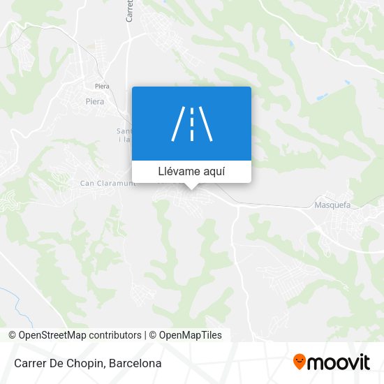 Mapa Carrer De Chopin