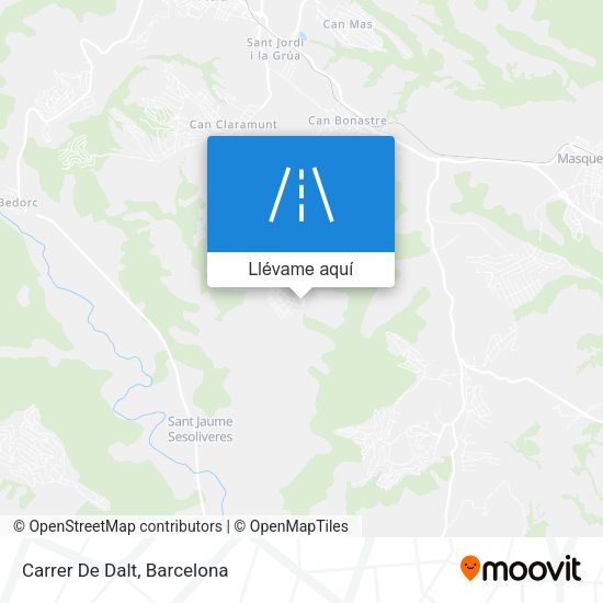 Mapa Carrer De Dalt