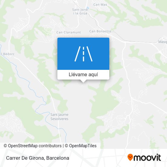 Mapa Carrer De Girona