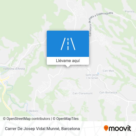 Mapa Carrer De Josep Vidal Munné