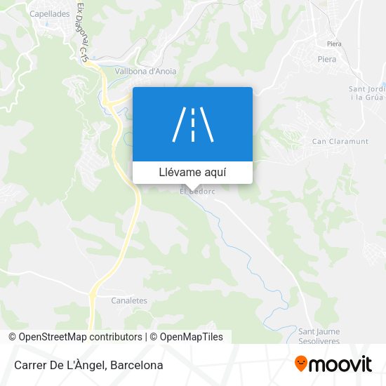 Mapa Carrer De L'Àngel