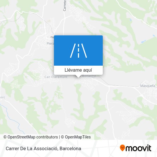 Mapa Carrer De La Associació