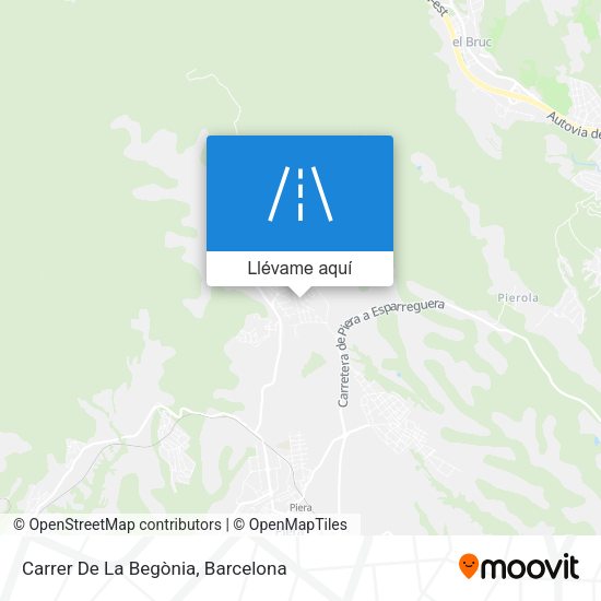 Mapa Carrer De La Begònia