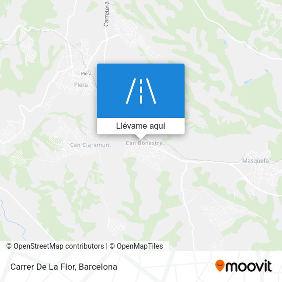 Mapa Carrer De La Flor