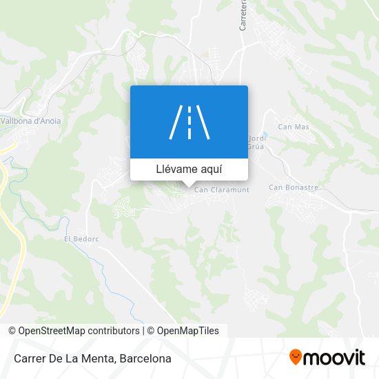 Mapa Carrer De La Menta