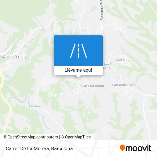 Mapa Carrer De La Morera