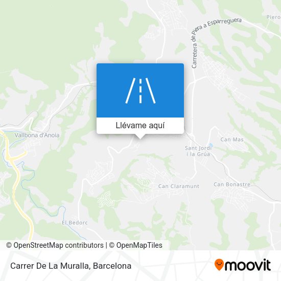 Mapa Carrer De La Muralla