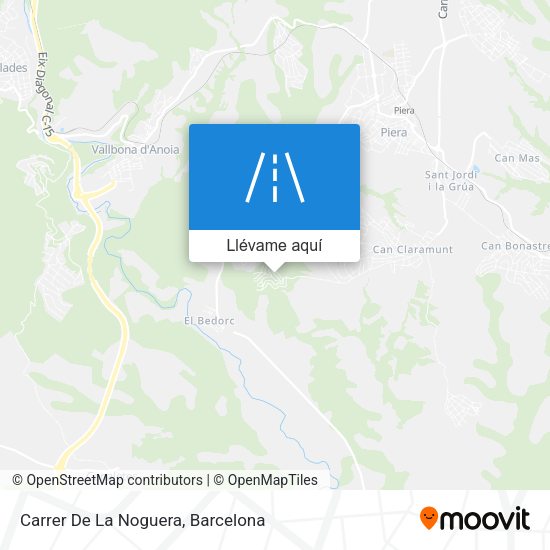 Mapa Carrer De La Noguera