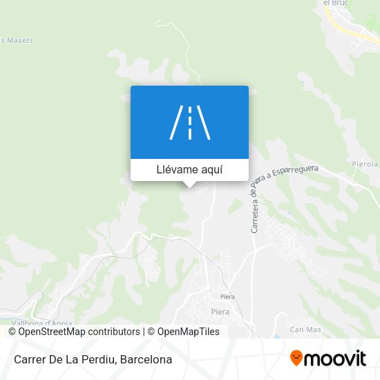 Mapa Carrer De La Perdiu