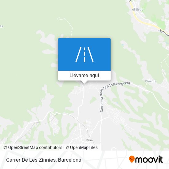 Mapa Carrer De Les Zínnies
