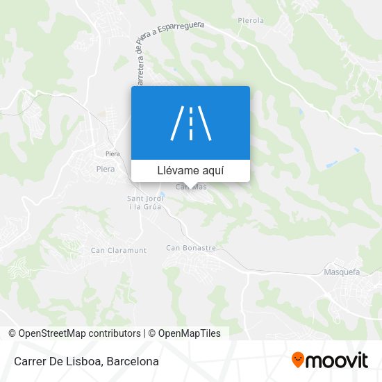 Mapa Carrer De Lisboa