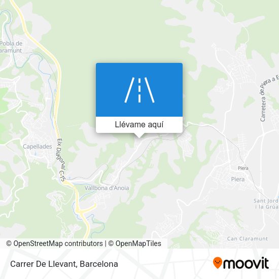 Mapa Carrer De Llevant
