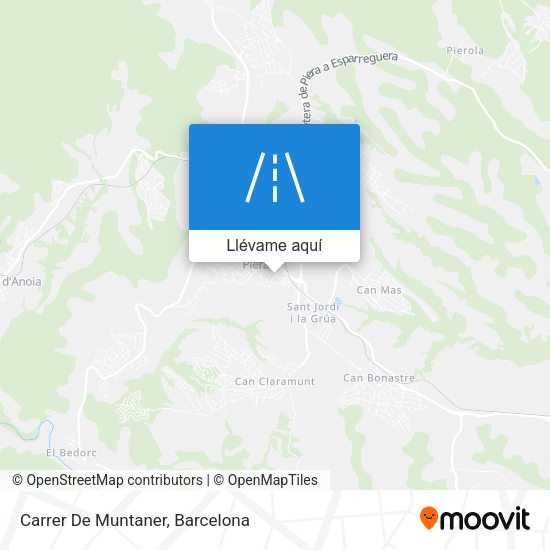 Mapa Carrer De Muntaner