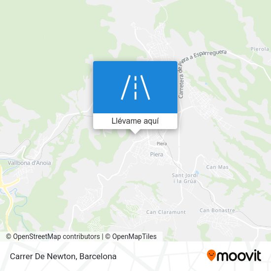Mapa Carrer De Newton