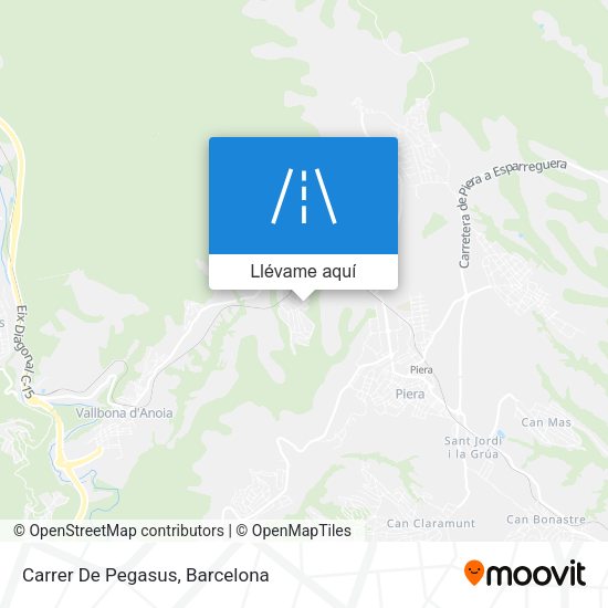 Mapa Carrer De Pegasus