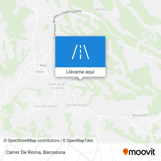 Mapa Carrer De Roma
