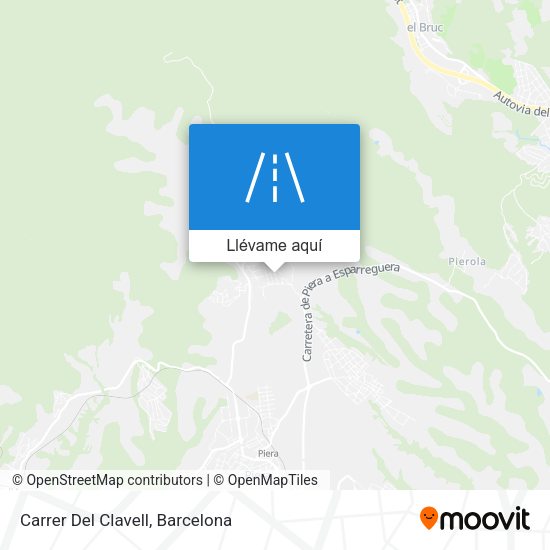 Mapa Carrer Del Clavell