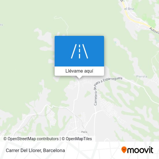Mapa Carrer Del Llorer