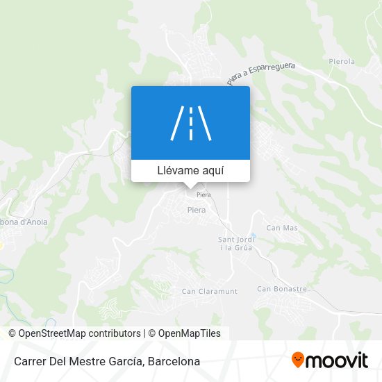 Mapa Carrer Del Mestre García