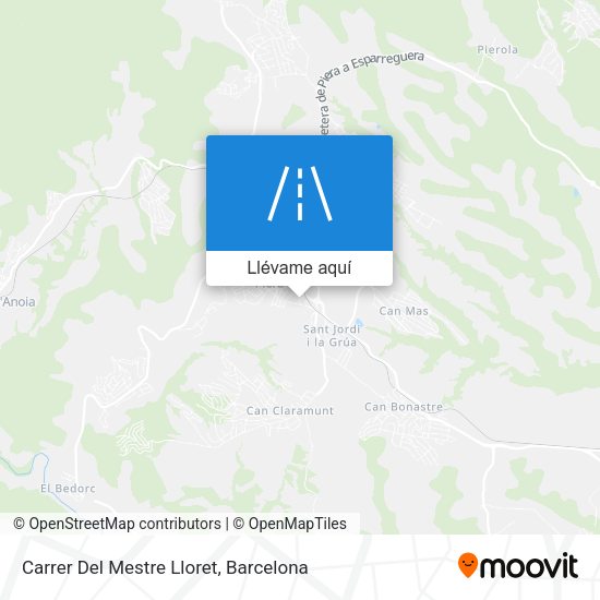 Mapa Carrer Del Mestre Lloret
