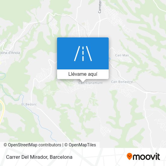 Mapa Carrer Del Mirador