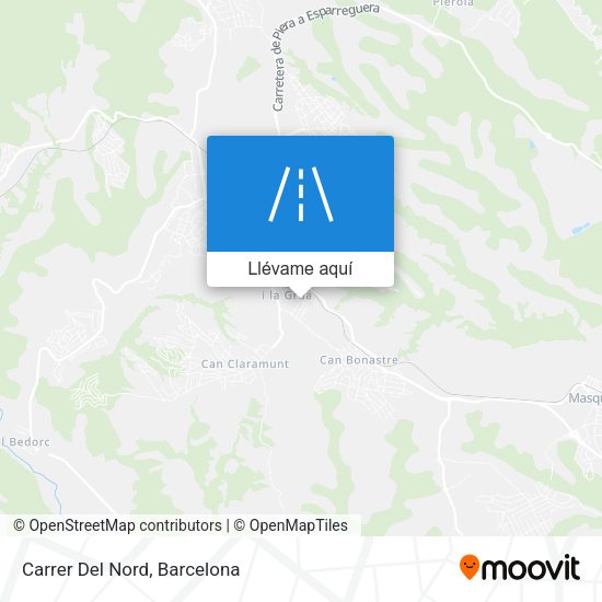 Mapa Carrer Del Nord