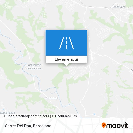 Mapa Carrer Del Pou