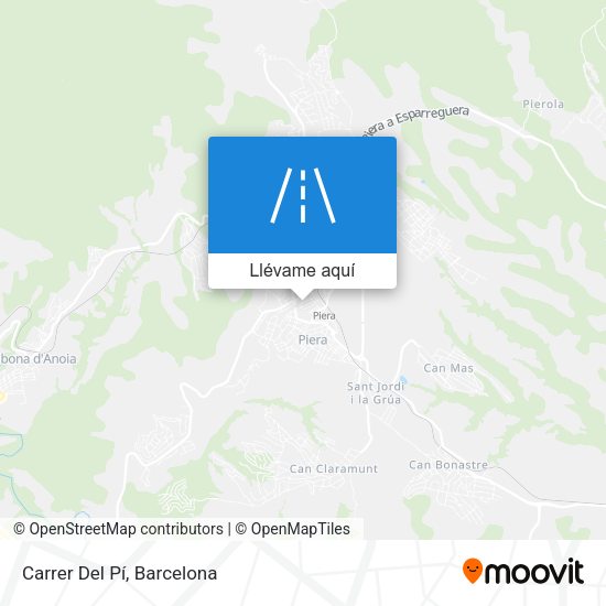 Mapa Carrer Del Pí