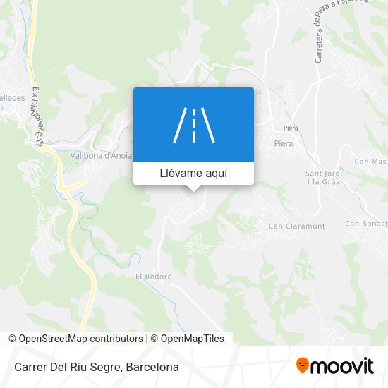 Mapa Carrer Del Riu Segre