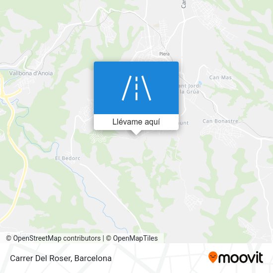 Mapa Carrer Del Roser