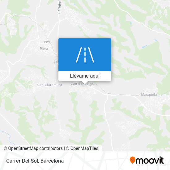 Mapa Carrer Del Sol