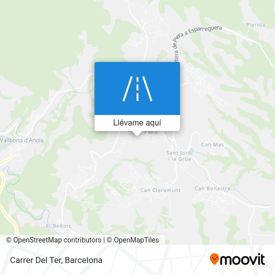 Mapa Carrer Del Ter