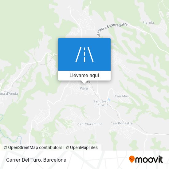 Mapa Carrer Del Turo