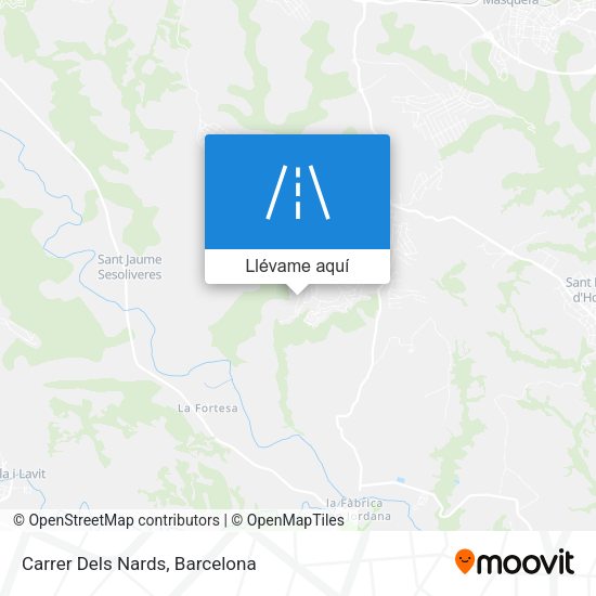Mapa Carrer Dels Nards