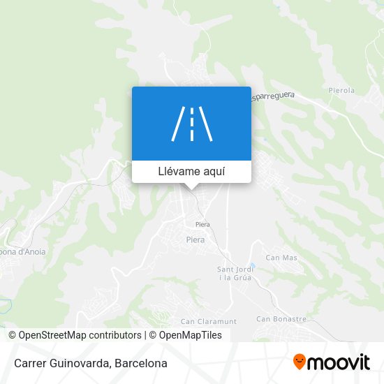 Mapa Carrer Guinovarda