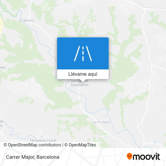 Mapa Carrer Major