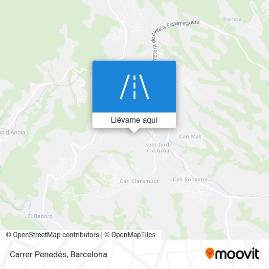 Mapa Carrer Penedés