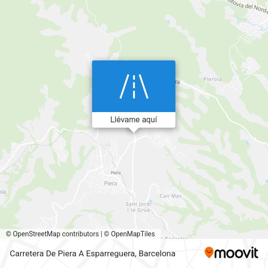 Mapa Carretera De Piera A Esparreguera