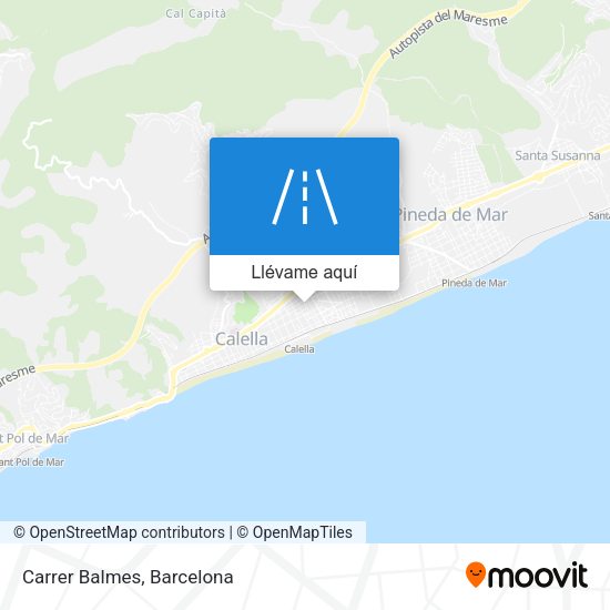 Mapa Carrer Balmes