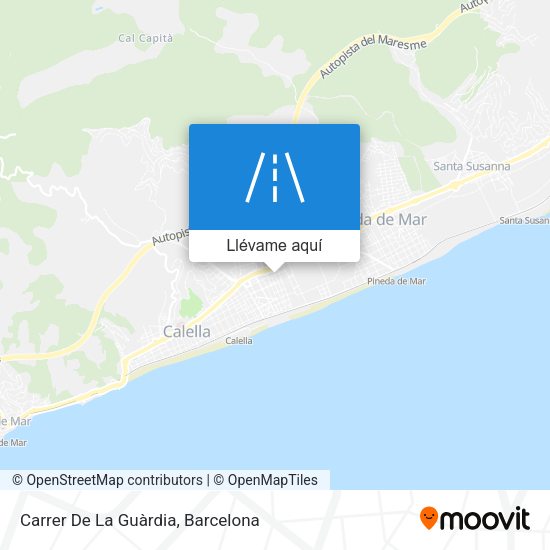 Mapa Carrer De La Guàrdia