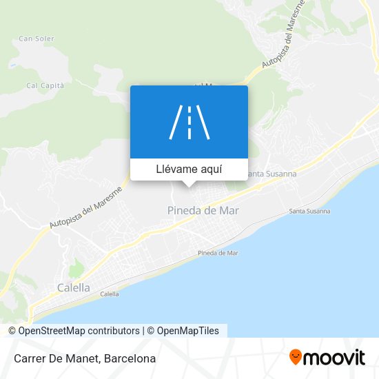 Mapa Carrer De Manet