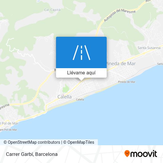 Mapa Carrer Garbí