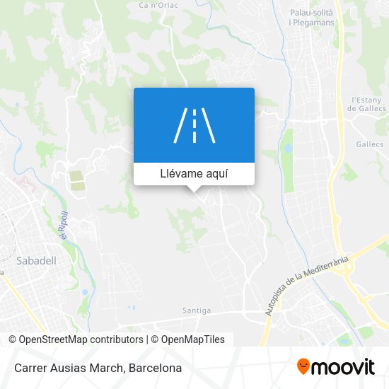 Mapa Carrer Ausias March