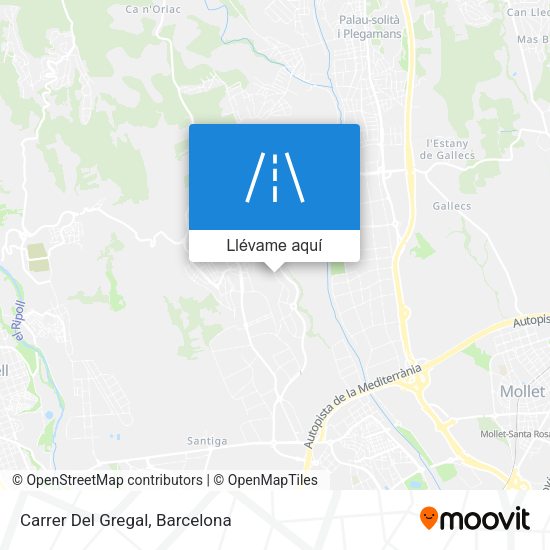 Mapa Carrer Del Gregal