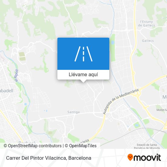 Mapa Carrer Del Pintor Vilacinca