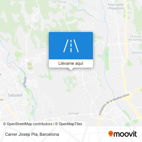 Mapa Carrer Josep Pla