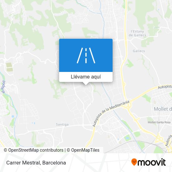 Mapa Carrer Mestral
