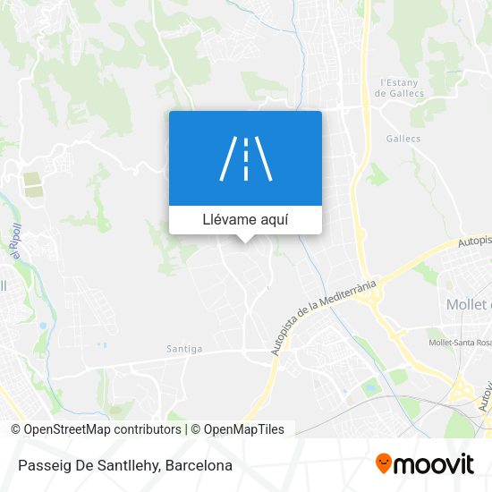 Mapa Passeig De Santllehy