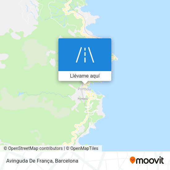 Mapa Avinguda De França