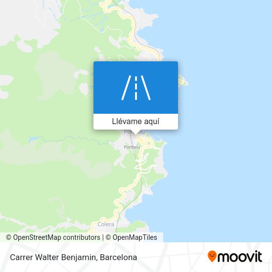 Mapa Carrer Walter Benjamin